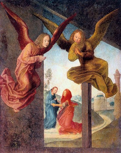 The Adoration of the Magi (detail), 15th century by Hugo van der Goes