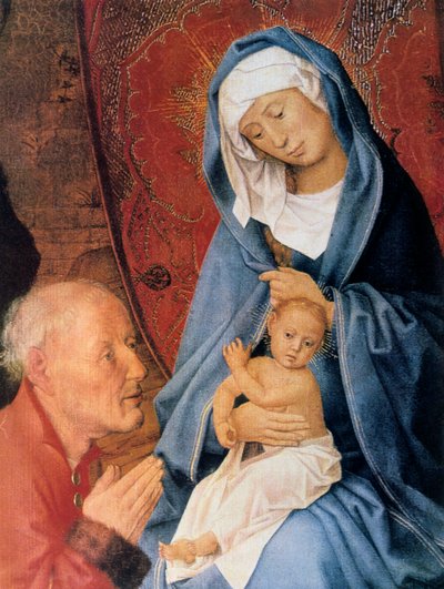The Adoration of the Magi (detail) by Hugo van der Goes