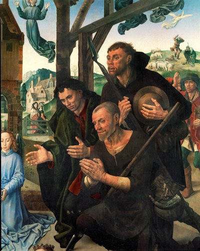 Three Shepherds by Hugo van der Goes