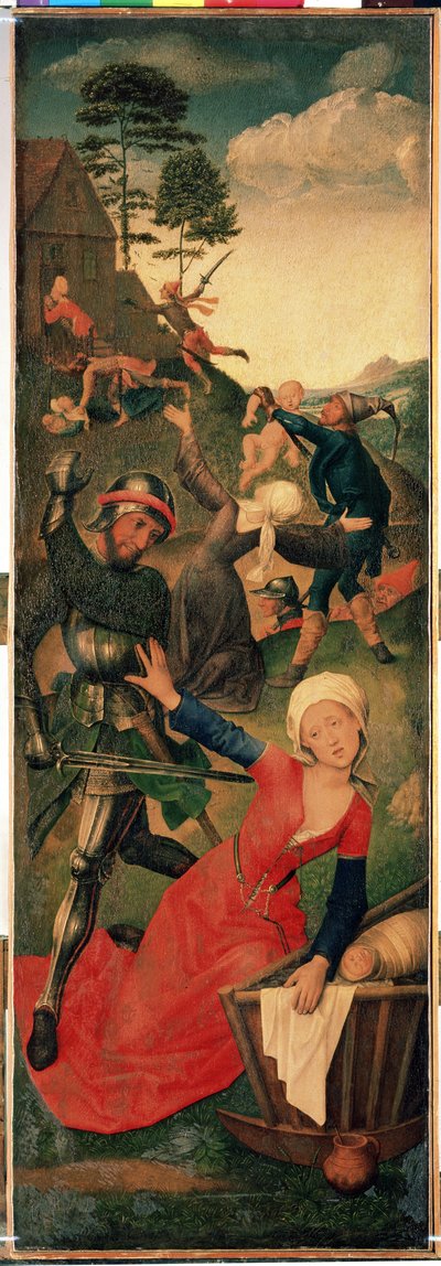 The Massacre of the Innocents (Triptych of the Adoration of the Magi) by Hugo van der Goes