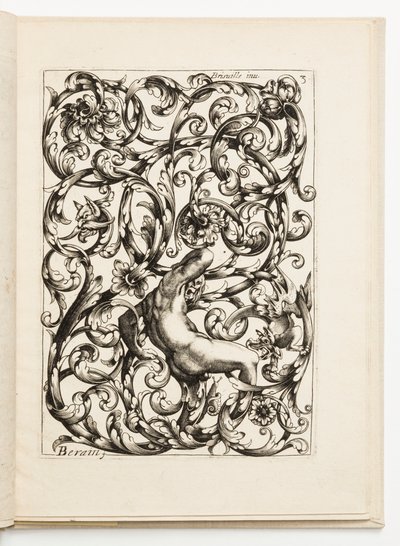 Plate 3, from Various Designs for Locksmiths by Hugues Brisville