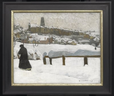 Freiburg in the Snow by Hugues de Beaumont