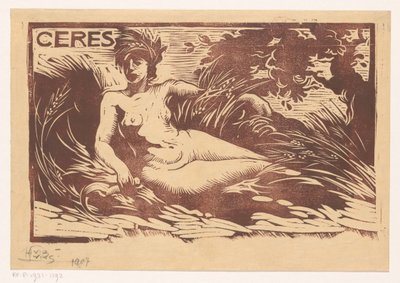 Ceres by Huib Luns (signed by artist)