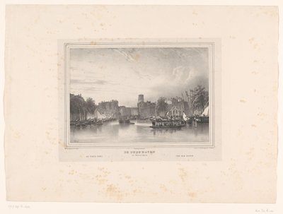 View of the Old Harbor in Rotterdam by Huib van Hove Bz