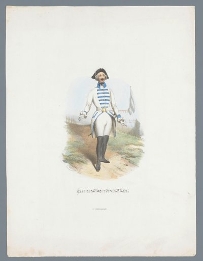 Man in Historical Costume by Huib van Hove Bz