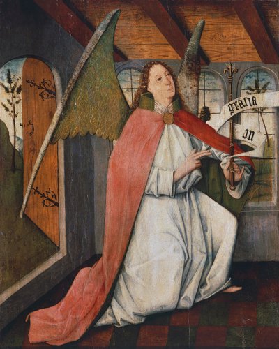Archangel Gabriel (detail) by Hungarian School