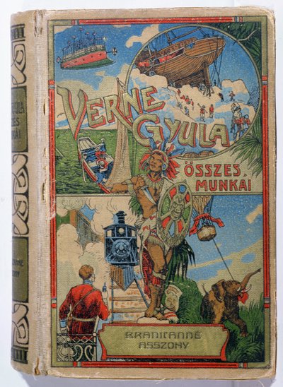 Cover of Mistress Branican by Jules Verne, early 20th century by Hungarian School