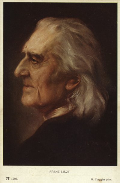 Portrait of Franz Liszt by Hungarian School