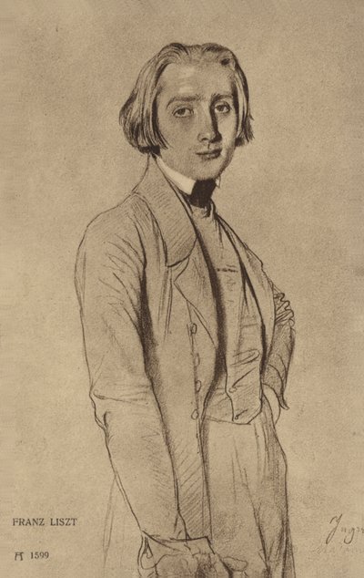 Portrait of Franz Liszt by Hungarian School