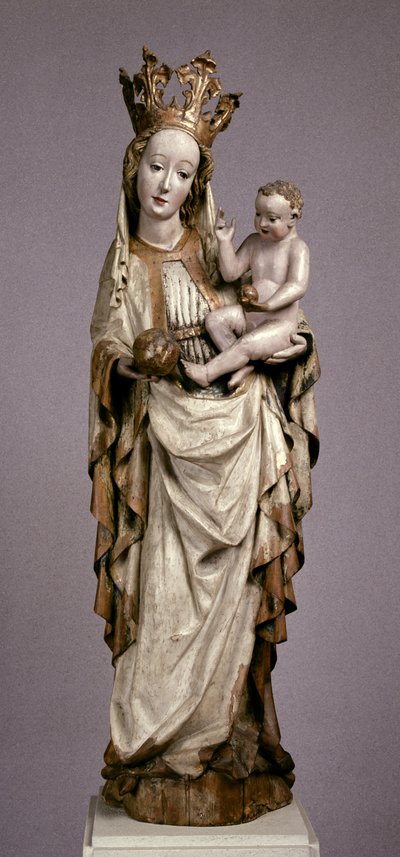 The Virgin and Child from the Church of Saint Philip and Saint James in Toporc, c.1420 by Hungarian School