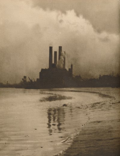 Chelsea Chimneys: Power Station on the Site of Old Cremorne Gardens by Huson