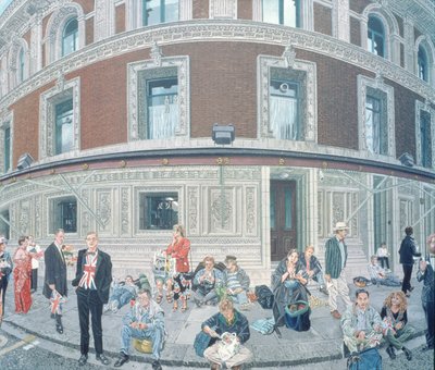 Promenaders at The Last Night, Royal Albert Hall (detail) by Huw S. Parsons