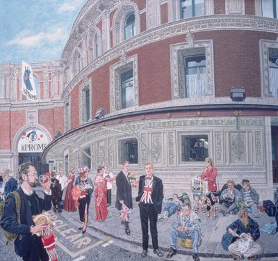 Promenaders at The Last Night, Royal Albert Hall (detail) by Huw S. Parsons