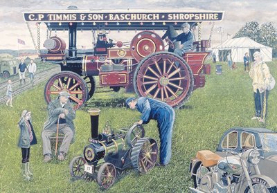 Traction Engines at the Show, 1993 by Huw S. Parsons