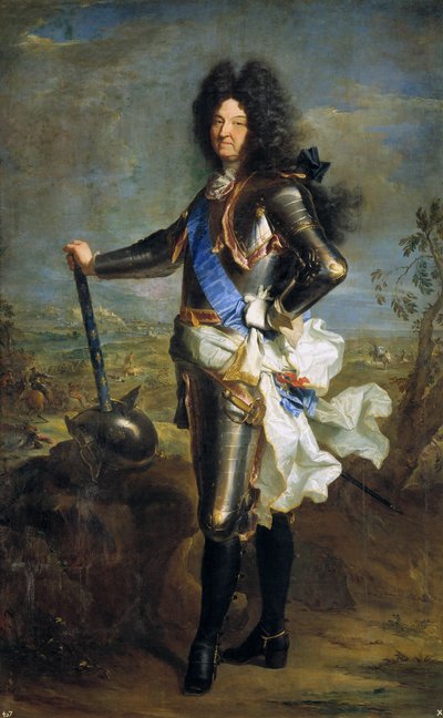 Louis XIV, King of France by Hyacinthe Francois Rigaud
