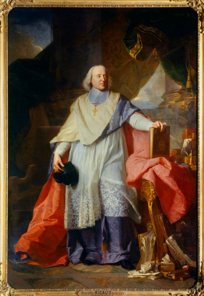 Portrait of Jacques-Benigne Bossuet (1627-1704) by Hyacinthe Francois Rigaud