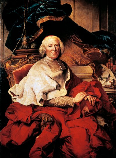Portrait of Andre-Hercule de Fleury by Hyacinthe Francois Rigaud