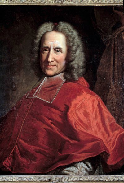 Portrait of Cardinal Guillaume Dubois, Archbishop of Cambrai (1656-1723) by Hyacinthe Francois Rigaud