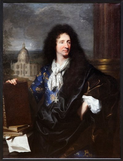 Portrait of Jules Hardouin Mansart by Hyacinthe Francois Rigaud