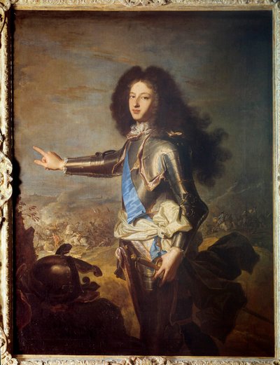 Portrait of Louis of France, Duke of Burgundy by Hyacinthe Francois Rigaud