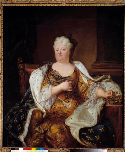 Portrait of Princess Palatine Charlotte Elisabeth de Baviere by Hyacinthe Francois Rigaud