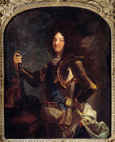 Portrait of King Louis XIV of France by Hyacinthe Francois Rigaud