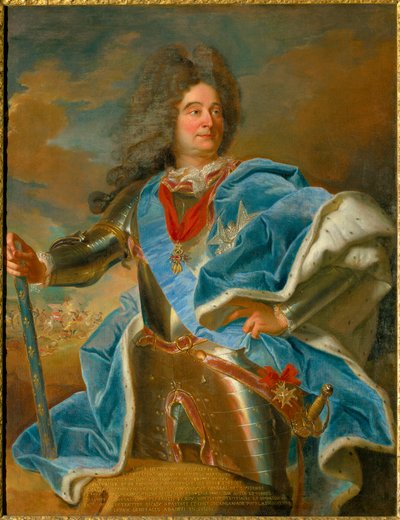 Portrait of the Marshal of Villars by Hyacinthe Francois Rigaud