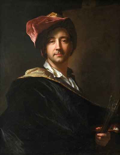 Self Portrait in a Turban, 1698 by Hyacinthe François Honoré Rigaud