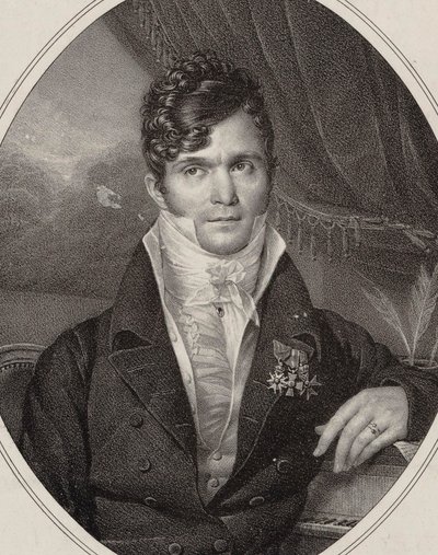 Portrait of the Conductor and Composer Gaspare Spontini by Hyacinthe Louis Victor Jean Baptiste Aubry