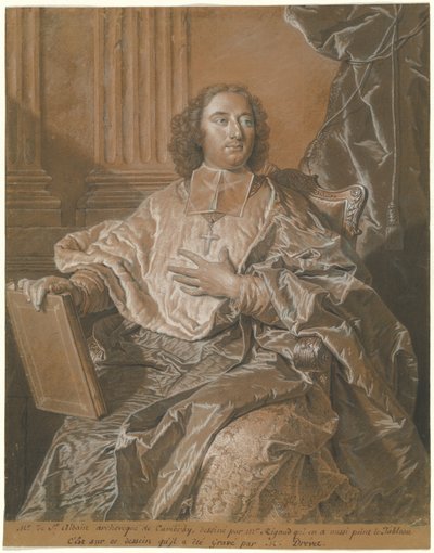 Monseigneur Charles de Saint-Albin, Archbishop of Cambrai by Hyacinthe Rigaud