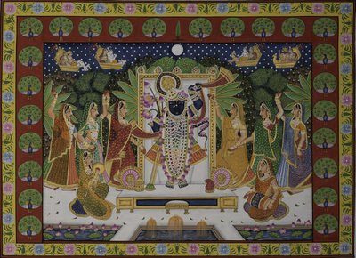 Gopis Adoring Krishna by IMAGINEERS STUDIO
