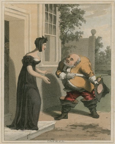Illustration from Hudibras by Samuel Butler by I Clark
