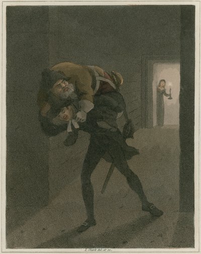 Illustration from Hudibras by Samuel Butler by I Clark