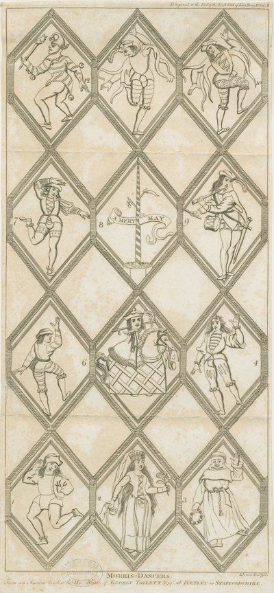 Betley Glass Window - Morris Dancers by I Jones