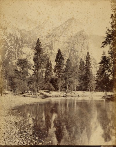 The Three Brothers, 4,000 ft. (Looking Up the Valley) by I. W. Taber