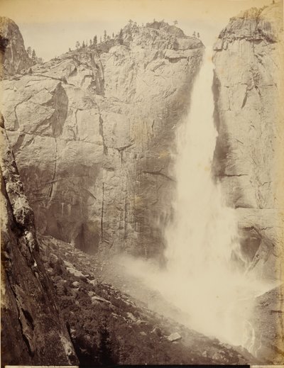 Upper Yosemite Falls, 1502 feet (instantaneous) by I. W. Taber