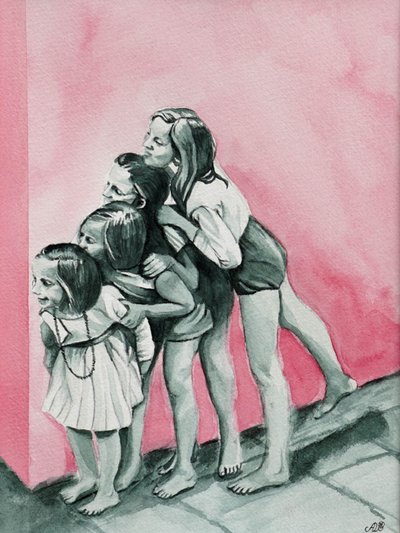 Sisters Piggyback Play by Ida Publishing