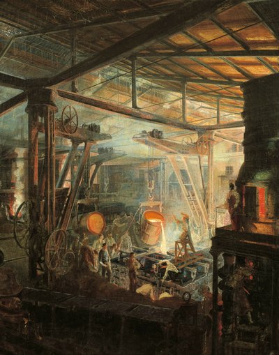 The Foundry (ca. 1864) by Ignace Francois Bonhomme