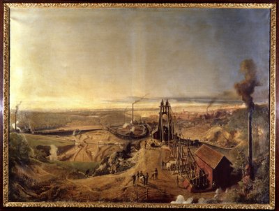 Montchanin clay mine and cellar by Ignace Francois Bonhomme
