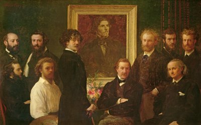 Homage to Delacroix by Ignace Henri Jean Fantin Latour
