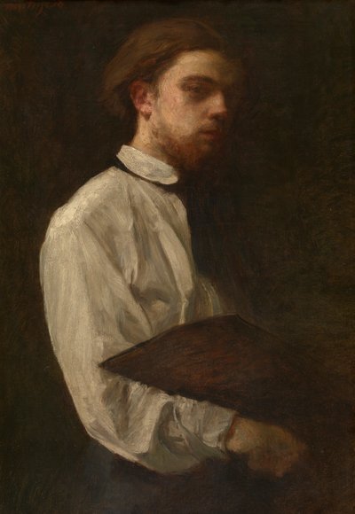 Self Portrait by Ignace Henri Jean Fantin Latour