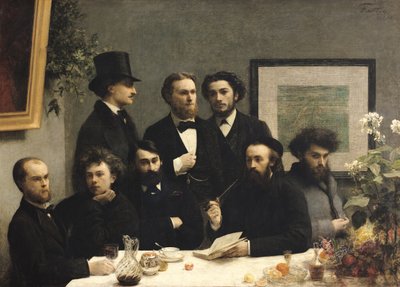 A Corner of the Table by Ignace Henri Jean Fantin Latour