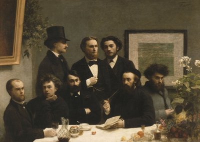 By the Table, 1872 by Ignace Henri Jean Fantin Latour