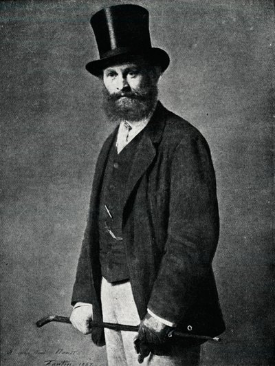 Edouard Manet. From the portrait by Fantin-Latour, 1901 by Ignace Henri Jean Fantin Latour