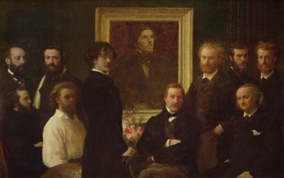 Homage to Delacroix by Ignace Henri Jean Fantin Latour