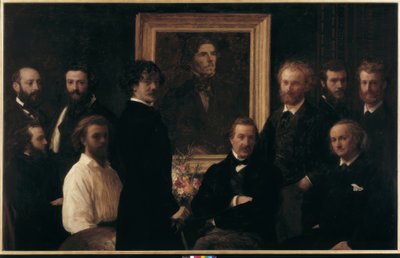 Homage to Delacroix by Ignace Henri Jean Fantin Latour