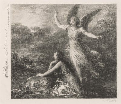 Le Paradis et la Péri by Ignace Henri Jean Fantin Latour