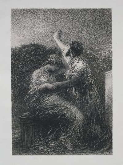 The Magician Baltazar and Fatime by Ignace Henri Jean Fantin Latour