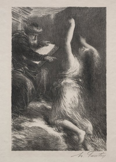 Parsival, Act II: Evocation of Kundry by Ignace Henri Jean Fantin Latour