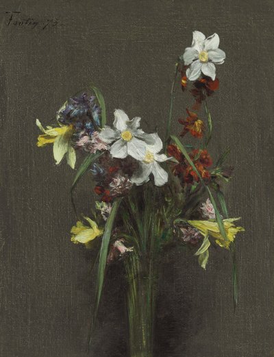 Spring Flowers by Ignace Henri Jean Fantin Latour